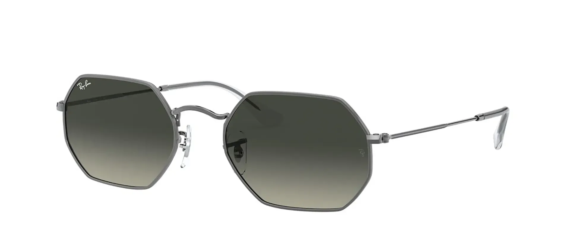 Dodatni prikaz 3: Ray-Ban Octagonal RB3556N 004/71 uniseks sunčane naočale – okvir u crnoj i sivoj boji i leće u sivoj boji i s gradijentom