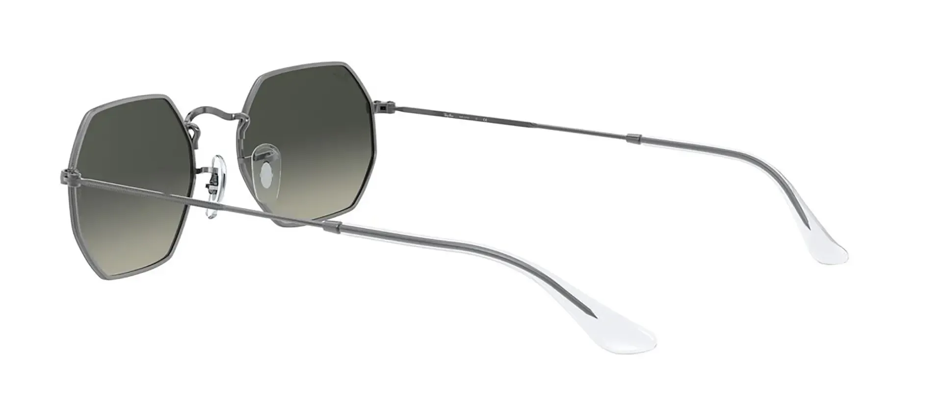 Dodatni prikaz 6: Ray-Ban Octagonal RB3556N 004/71 uniseks sunčane naočale – okvir u crnoj i sivoj boji i leće u sivoj boji i s gradijentom