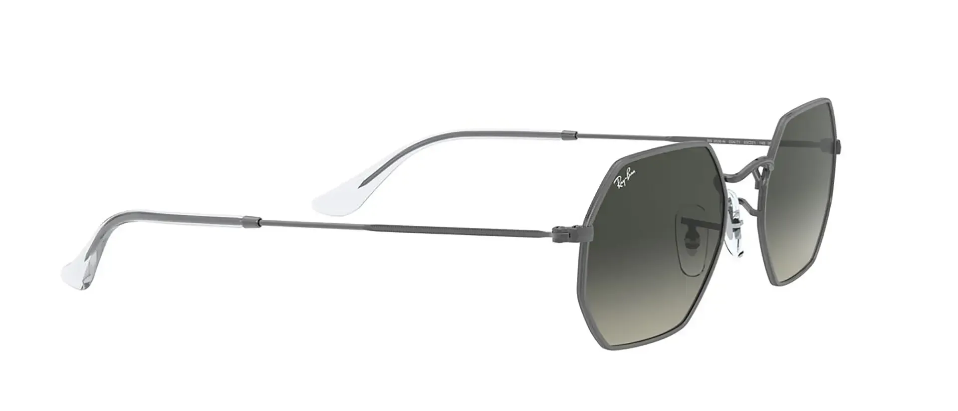 Dodatni prikaz 12: Ray-Ban Octagonal RB3556N 004/71 uniseks sunčane naočale – okvir u crnoj i sivoj boji i leće u sivoj boji i s gradijentom