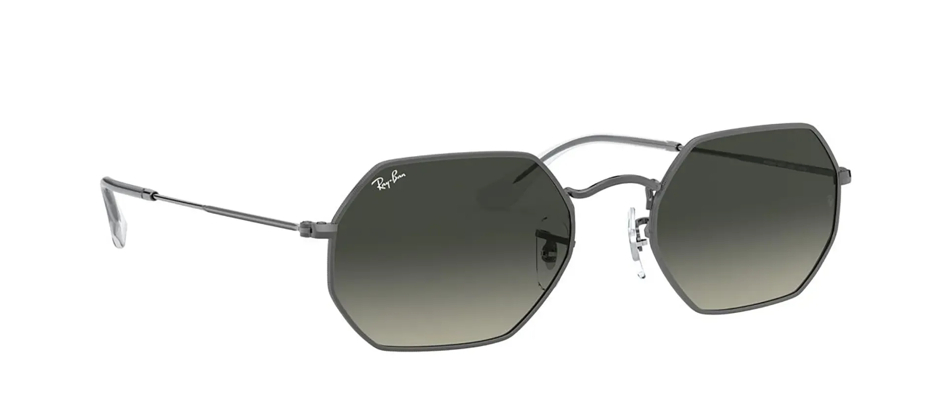 Dodatni prikaz 13: Ray-Ban Octagonal RB3556N 004/71 uniseks sunčane naočale – okvir u crnoj i sivoj boji i leće u sivoj boji i s gradijentom
