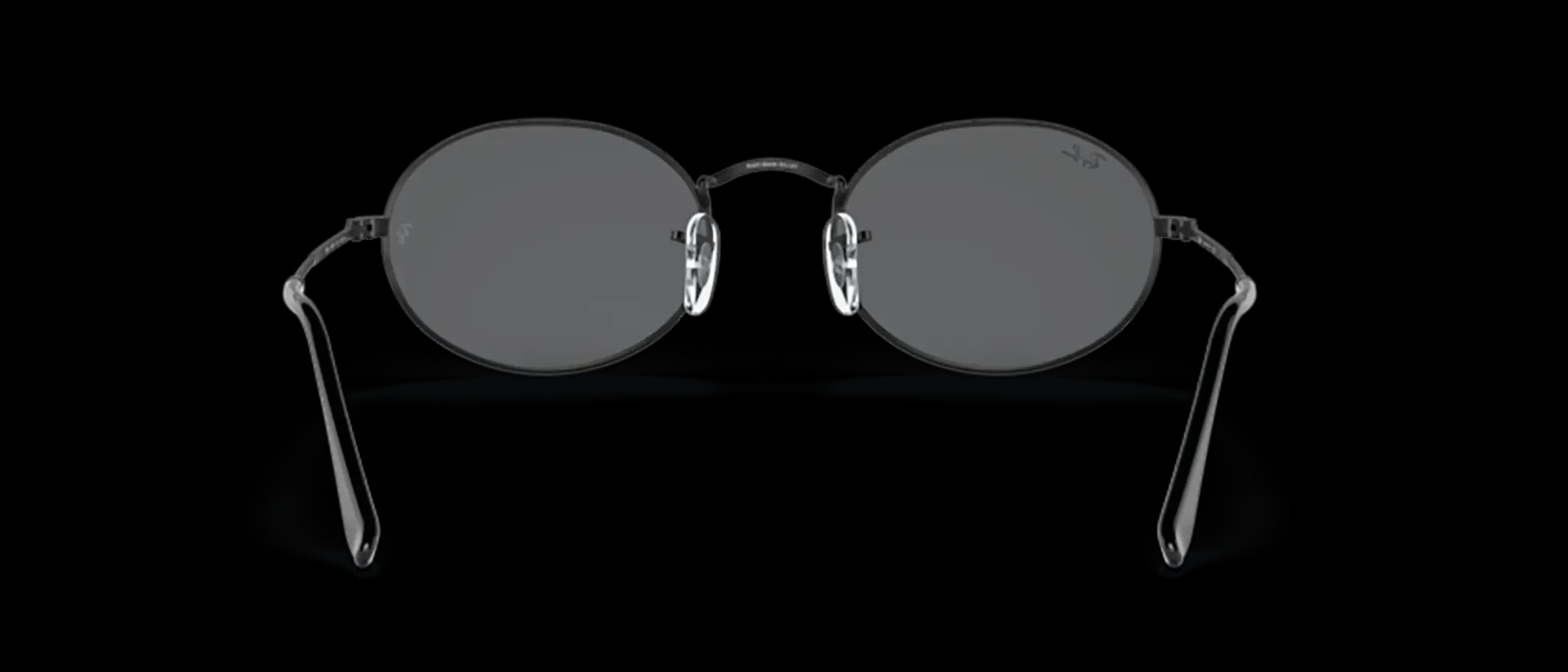 Dodatni prikaz 4: Ray-Ban Oval RB3547 002/B1 uniseks sunčane naočale – okvir u crnoj boji i leće u sivoj boji