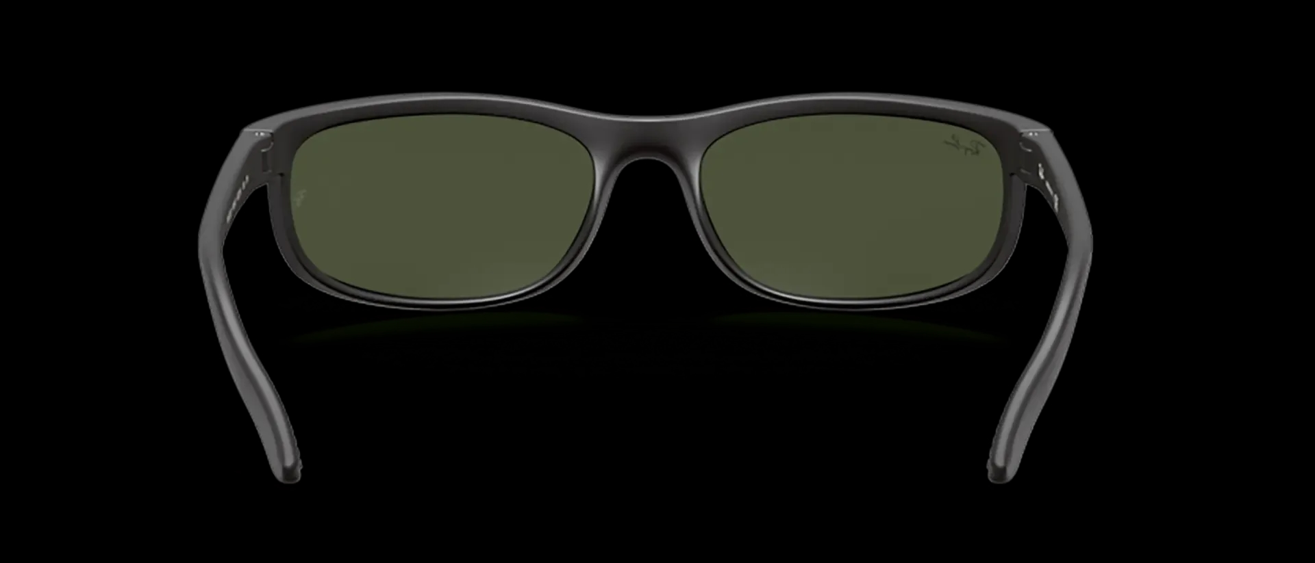 Dodatni prikaz 4: Ray-Ban Predator 2 RB2027 W1847 uniseks sunčane naočale – okvir u crnoj boji i leće u zelenoj boji