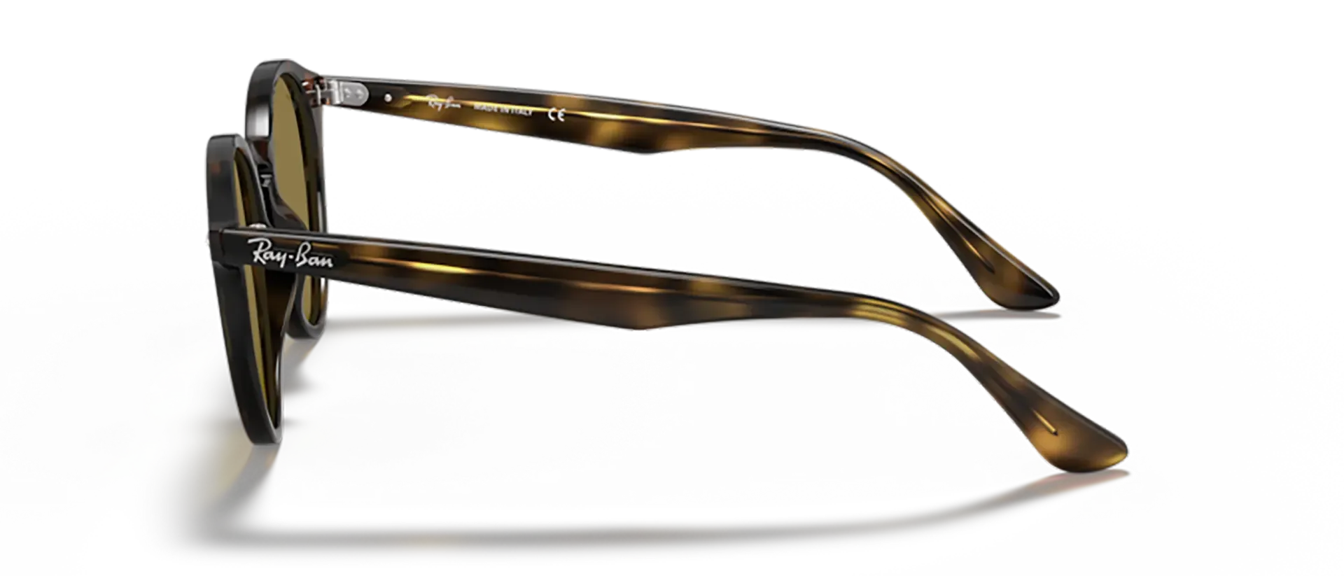 Dodatni prikaz 3: Ray-Ban RB2180 710/73 uniseks sunčane naočale – okvir Havana uzorka u smeđoj boji i leće u smeđoj boji