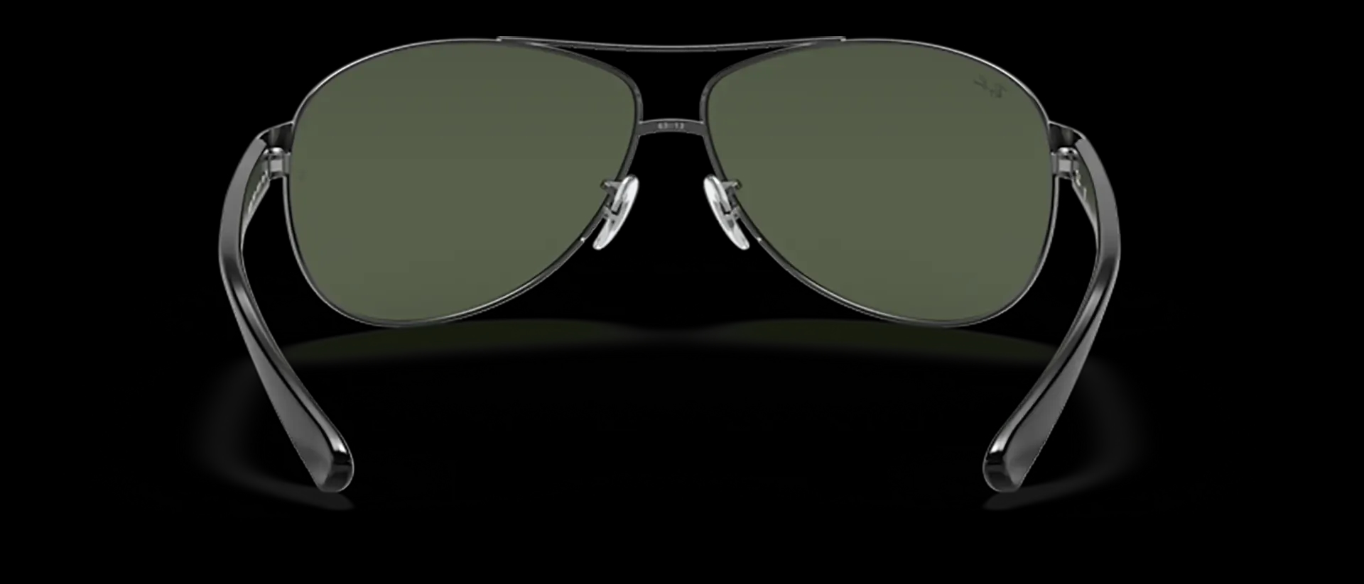 Dodatni prikaz 4: Ray-Ban RB3386 004/71 muške sunčane naočale – okvir u sivoj boji i leće u zelenoj boji