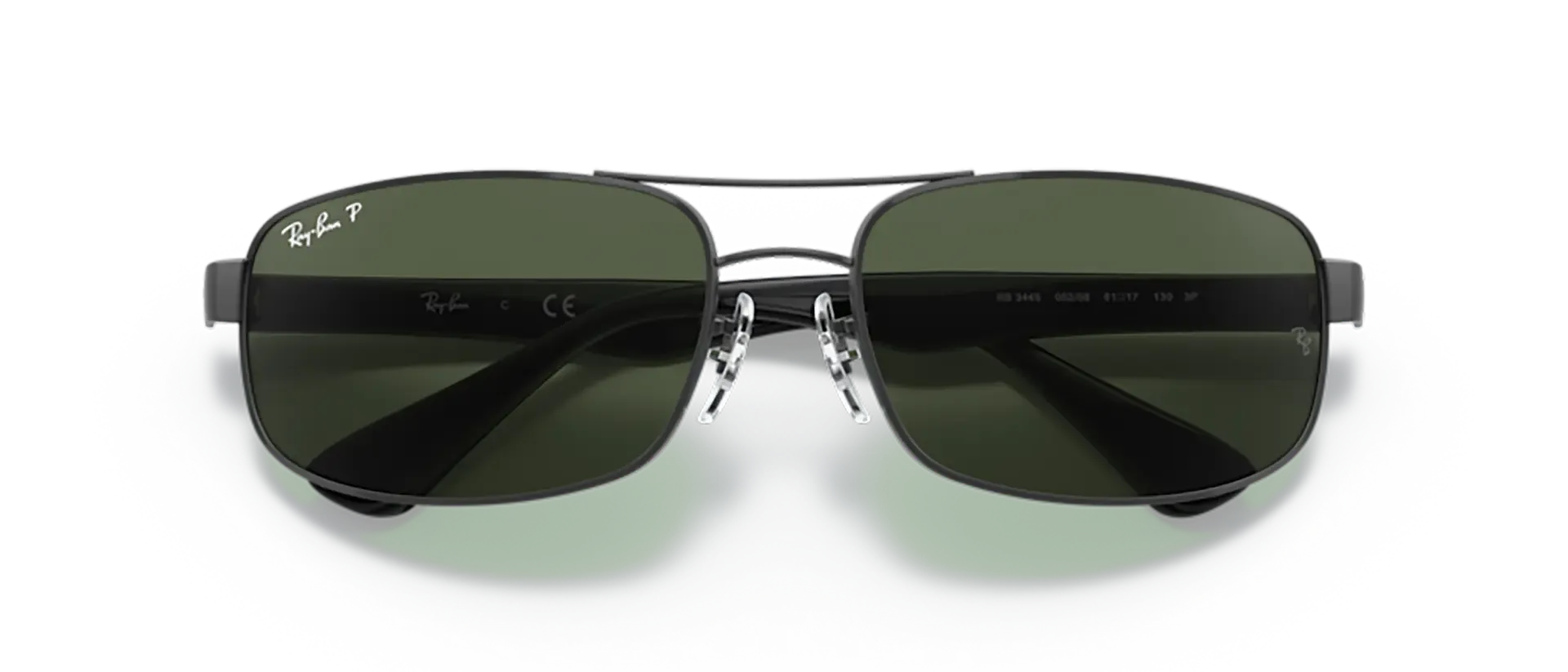Dodatni prikaz 6: Ray-Ban RB3445 002/58 muške sunčane naočale – okvir u crnoj boji i leće u zelenoj boji