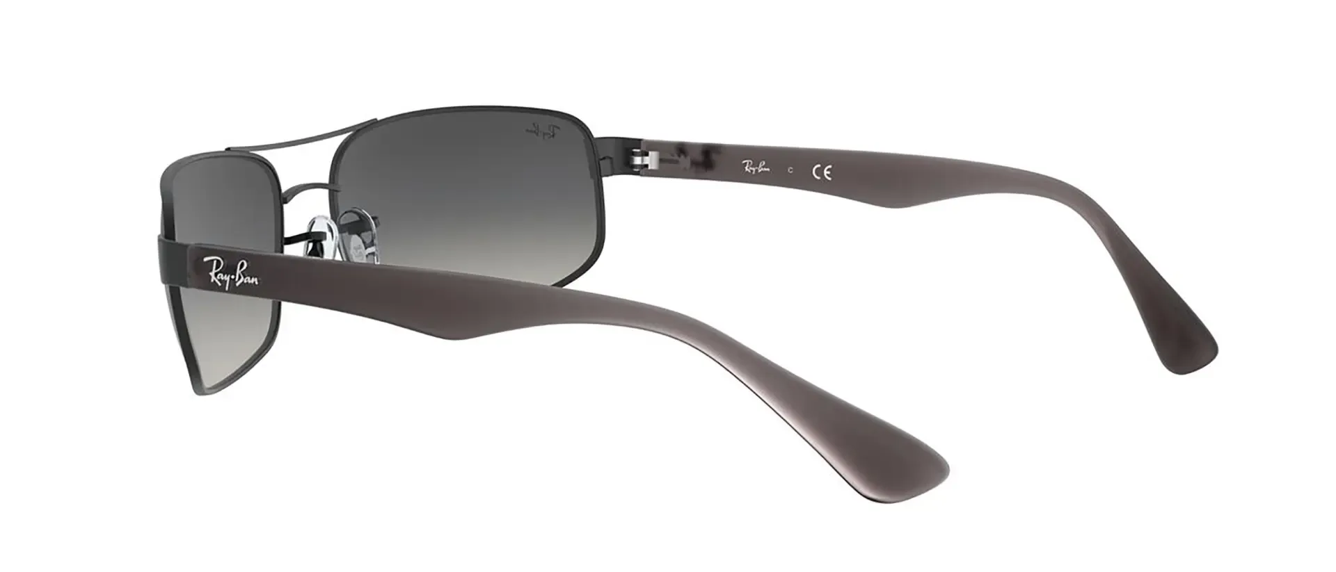 Dodatni prikaz 6: Ray-Ban RB3445 006/11 muške sunčane naočale – okvir u crnoj boji i leće u sivoj boji i s gradijentom