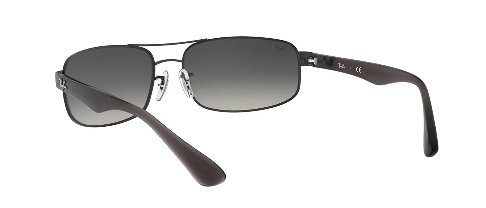 Dodatni prikaz 7: Ray-Ban RB3445 006/11 muške sunčane naočale – okvir u crnoj boji i leće u sivoj boji i s gradijentom