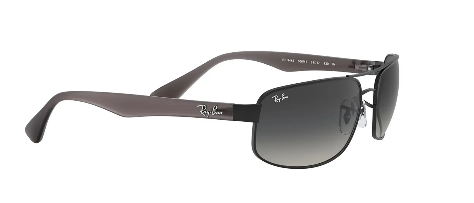 Dodatni prikaz 12: Ray-Ban RB3445 006/11 muške sunčane naočale – okvir u crnoj boji i leće u sivoj boji i s gradijentom