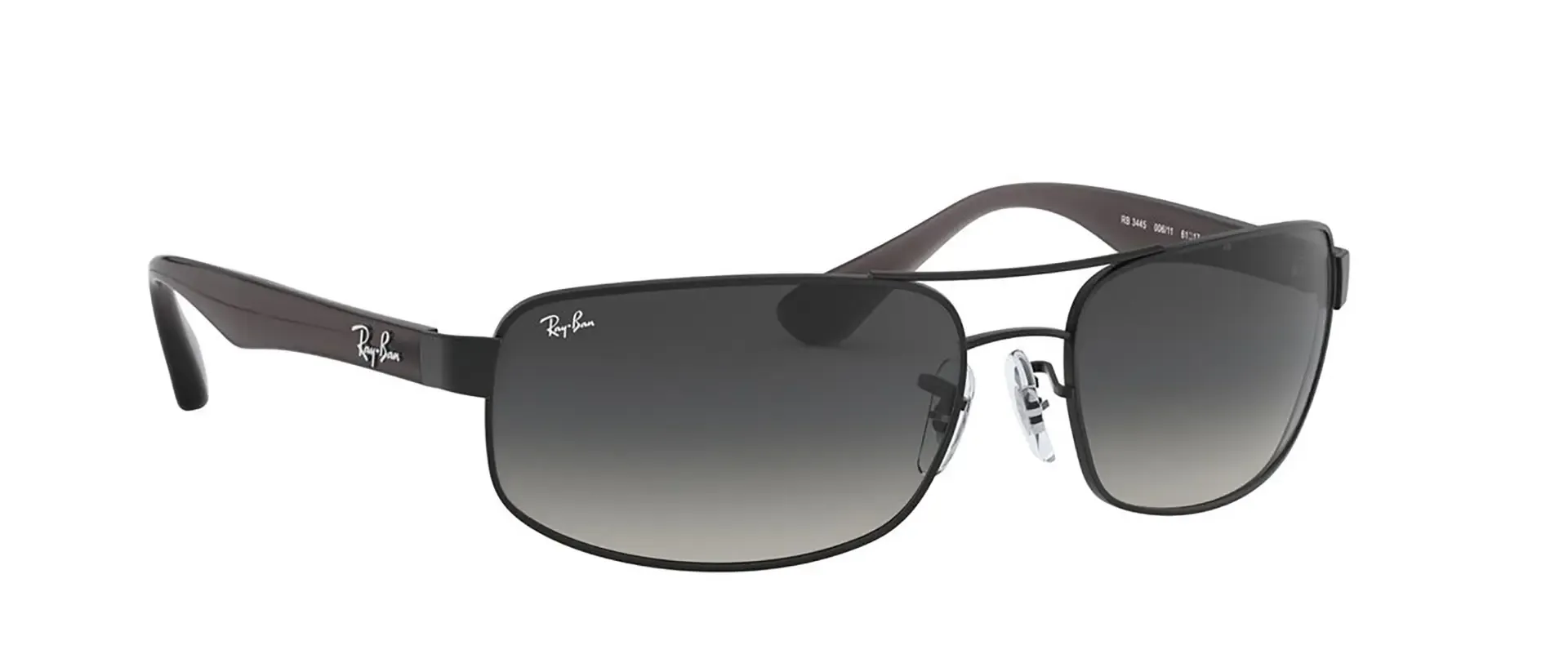 Dodatni prikaz 13: Ray-Ban RB3445 006/11 muške sunčane naočale – okvir u crnoj boji i leće u sivoj boji i s gradijentom