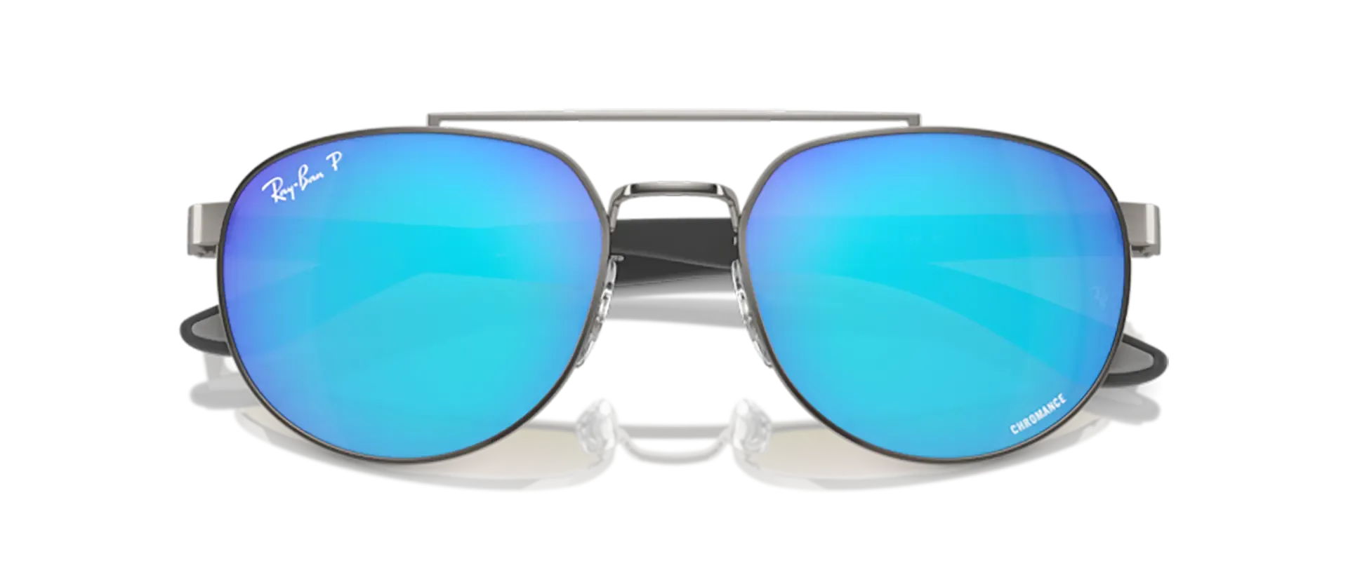 Dodatni prikaz 6: Ray-Ban RB3736CH 004/A1 uniseks sunčane naočale – okvir u sivoj boji i leće u zelenoj boji