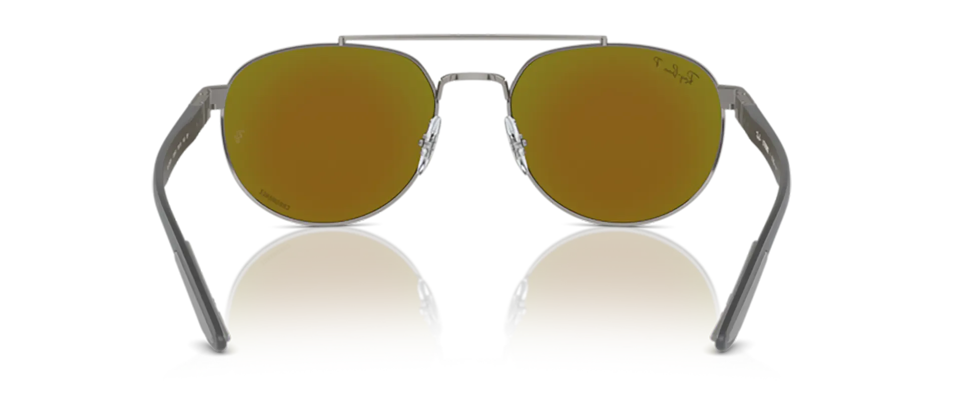 Dodatni prikaz 4: Ray-Ban RB3736CH 004/A1 uniseks sunčane naočale – okvir u sivoj boji i leće u zelenoj boji