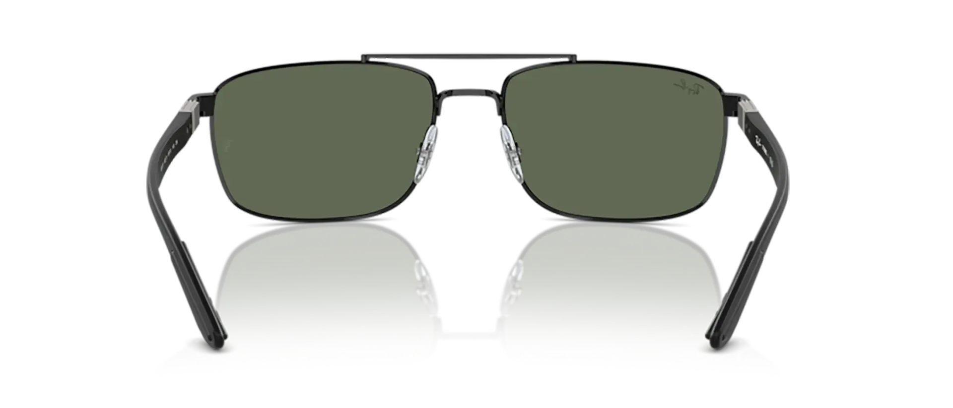 Dodatni prikaz 4: Ray-Ban RB3737 002/71 uniseks sunčane naočale – okvir u crnoj boji i leće u zelenoj boji