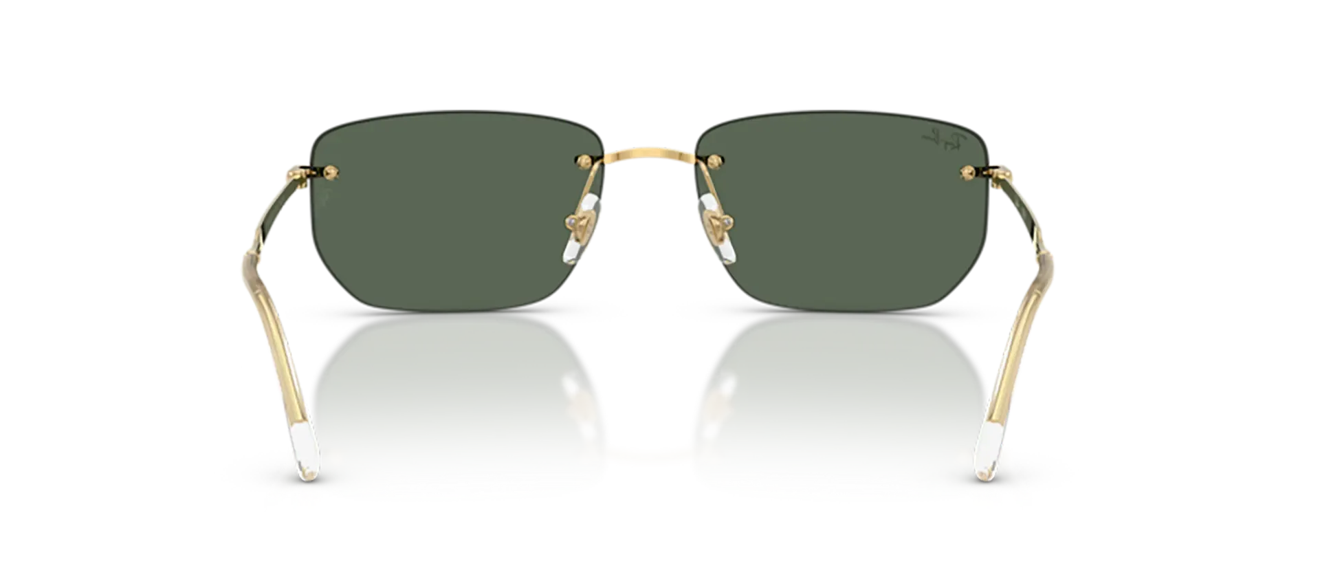 Dodatni prikaz 4: Ray-Ban RB3768 001/71 uniseks sunčane naočale – okvir u zlatnoj boji i leće u zelenoj boji