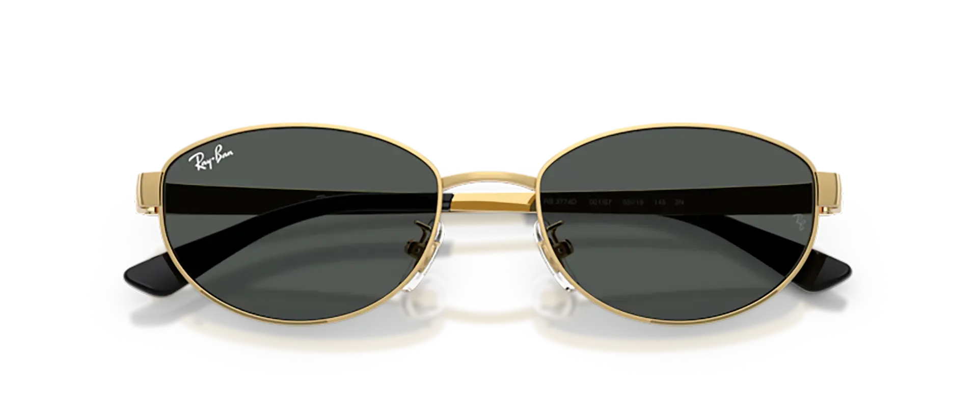 Dodatni prikaz 6: Ray-Ban RB3774D 001/87 uniseks sunčane naočale – okvir u zlatnoj boji i leće u sivoj boji