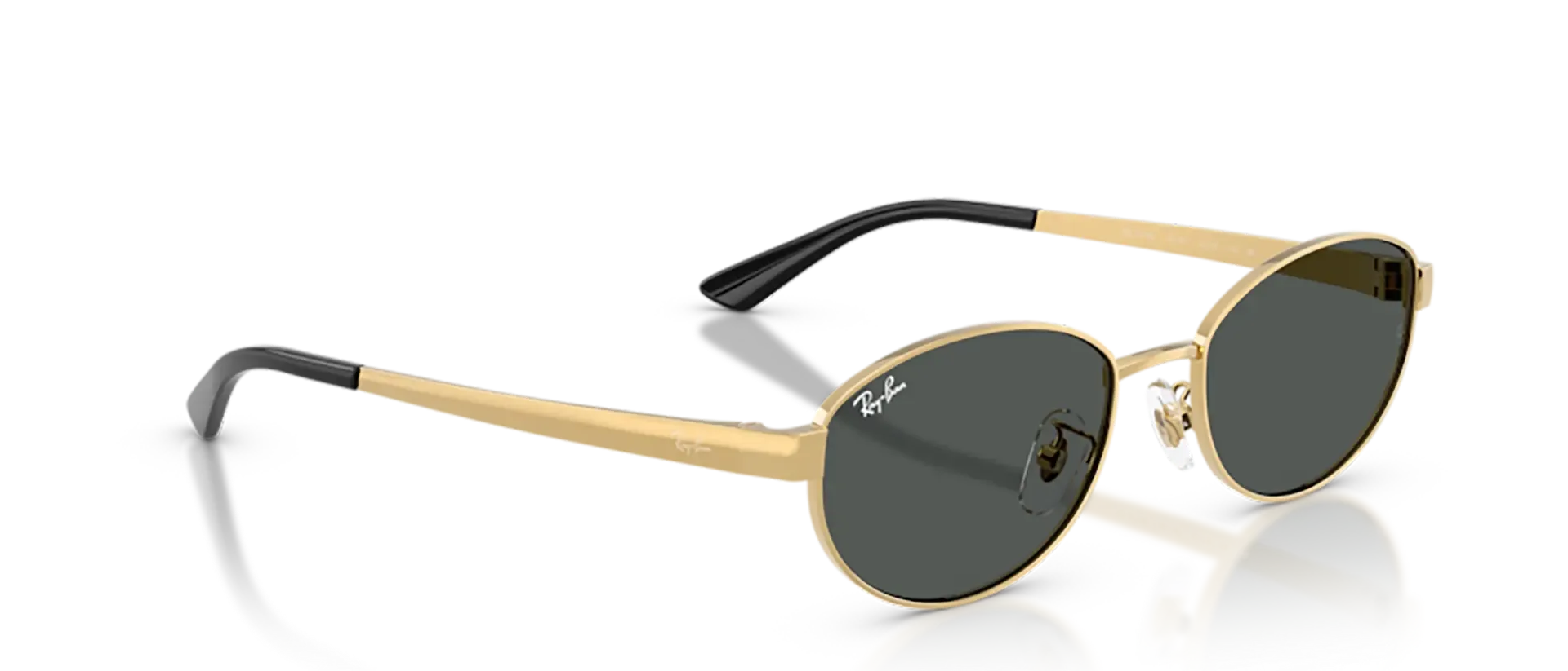 Dodatni prikaz 5: Ray-Ban RB3774D 001/87 uniseks sunčane naočale – okvir u zlatnoj boji i leće u sivoj boji
