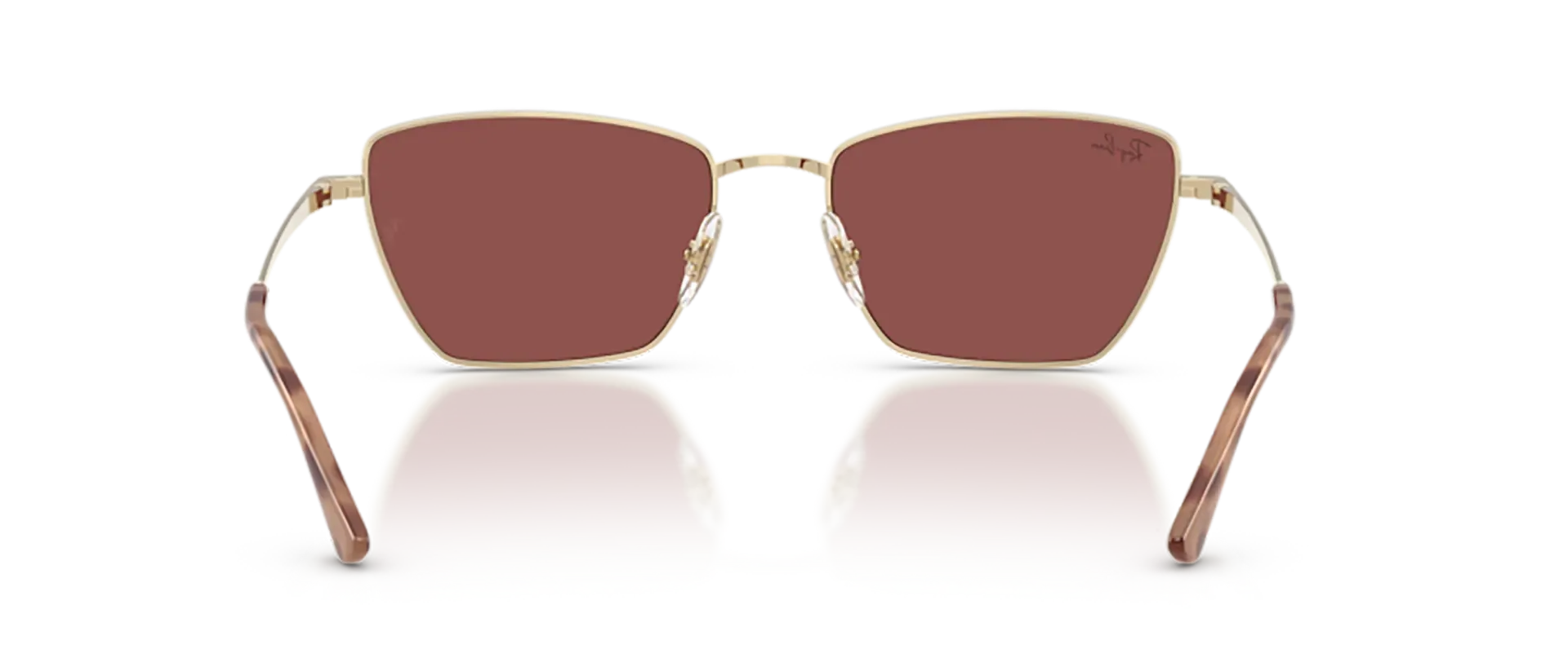 Dodatni prikaz 4: Ray-Ban RB3783 921375 uniseks sunčane naočale – okvir u zlatnoj boji i leće u ljubičastoj boji