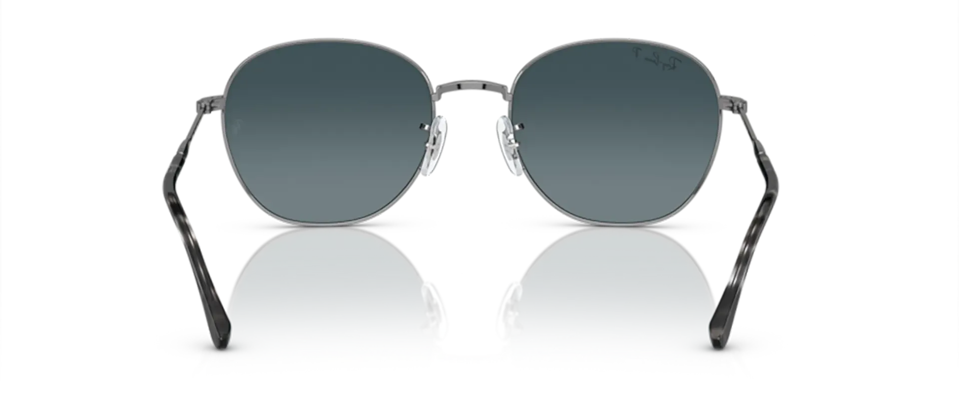 Dodatni prikaz 3: Ray-Ban RB3809-004/S3 uniseks sunčane naočale – okvir u sivoj boji i leće u plavoj boji
