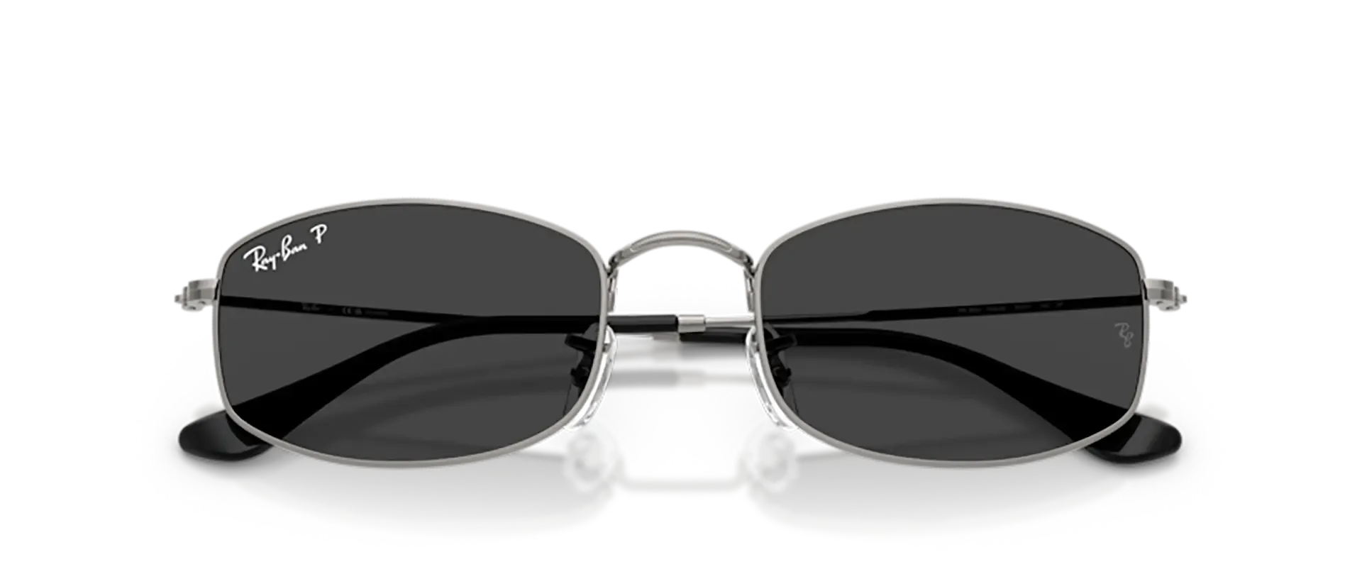 Dodatni prikaz 6: Ray-Ban RB3832 004/48 uniseks sunčane naočale – okvir u crnoj i sivoj boji i leće u crnoj boji