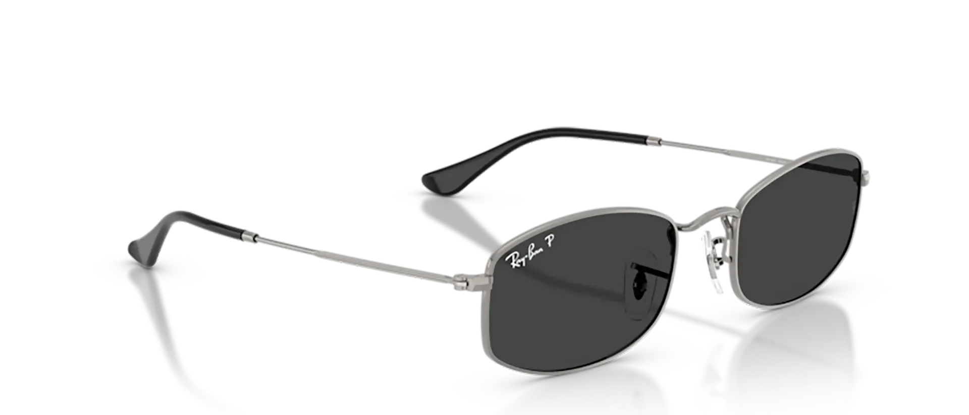 Dodatni prikaz 5: Ray-Ban RB3832 004/48 uniseks sunčane naočale – okvir u crnoj i sivoj boji i leće u crnoj boji