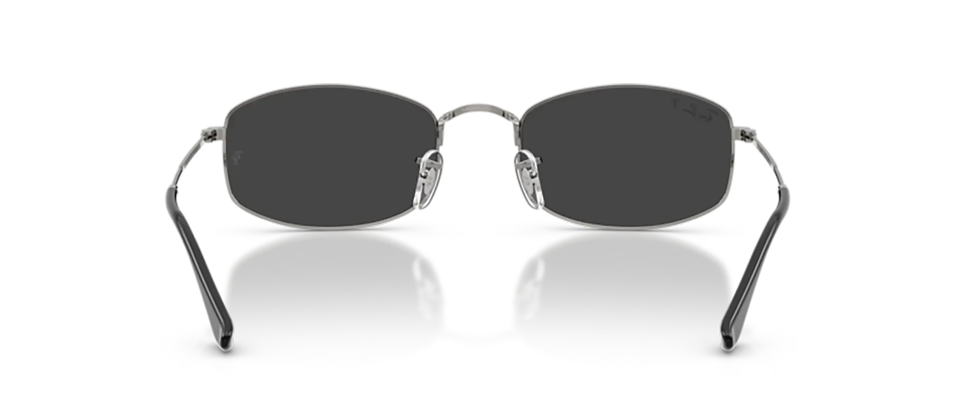 Dodatni prikaz 4: Ray-Ban RB3832 004/48 uniseks sunčane naočale – okvir u crnoj i sivoj boji i leće u crnoj boji