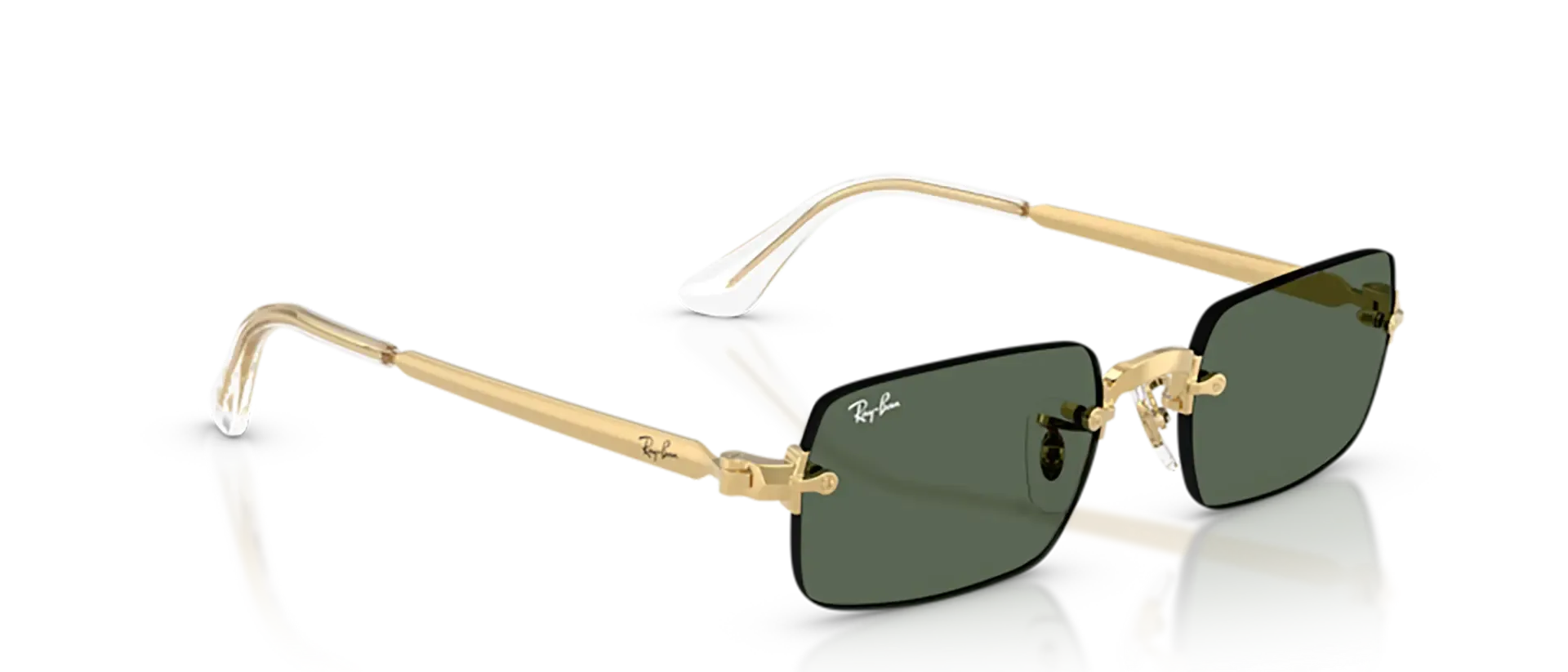 Dodatni prikaz 5: Ray-Ban RB3928 001/71 uniseks sunčane naočale – okvir u zlatnoj boji i leće u zelenoj boji