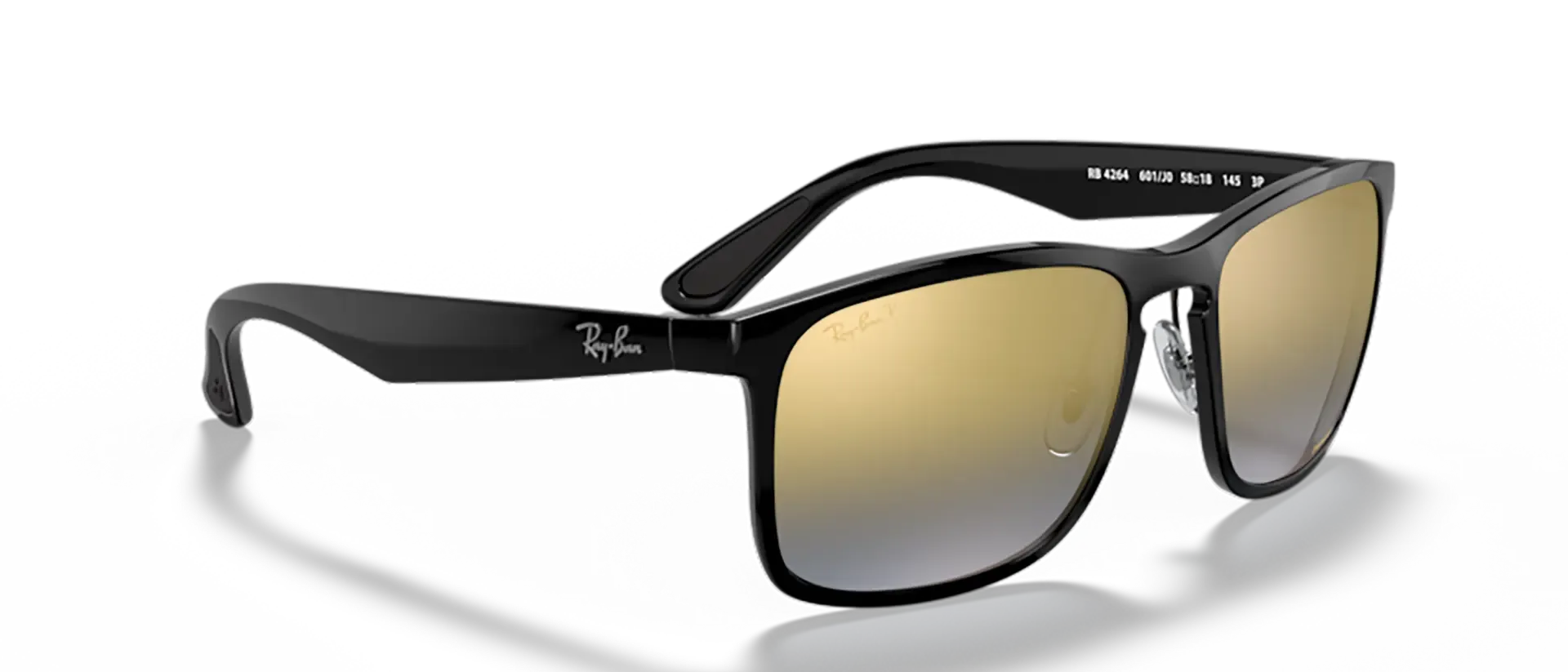 Dodatni prikaz 5: Ray-Ban RB4264 601/J0 muške sunčane naočale – okvir u crnoj boji i leće u plavoj i zlatnoj boji i s gradijentom