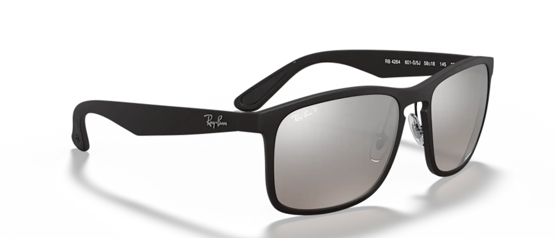 Dodatni prikaz 5: Ray-Ban RB4264 601S5J muške sunčane naočale – okvir u crnoj boji i leće u srebrnoj boji