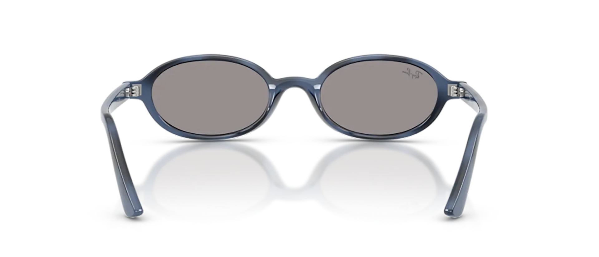 Dodatni prikaz 4: Ray-Ban RB4472 6855/1 uniseks sunčane naočale – okvir Havana uzorka u plavoj i smeđoj boji i leće u sivoj boji