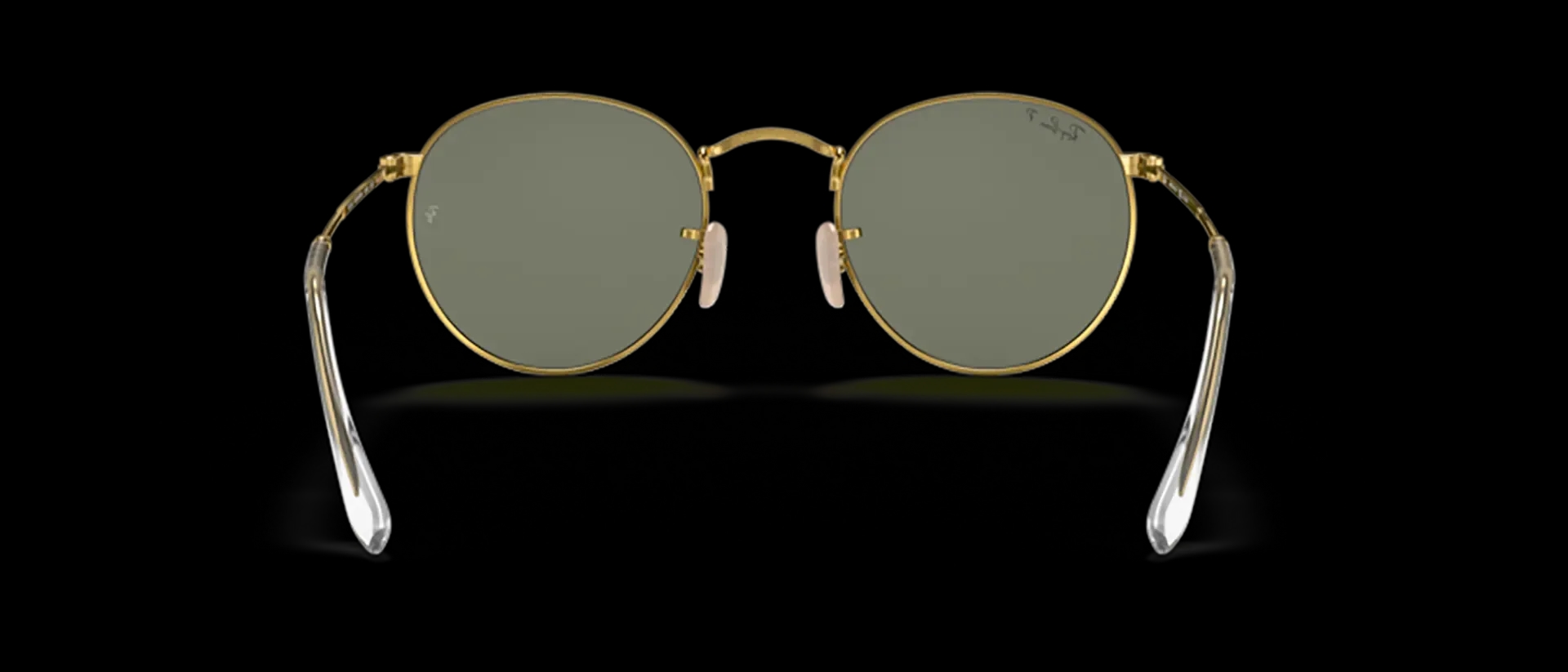 Dodatni prikaz 4: Ray-Ban Round metal RB3447 001/58 muške sunčane naočale – okvir u zlatnoj boji i leće u zelenoj boji