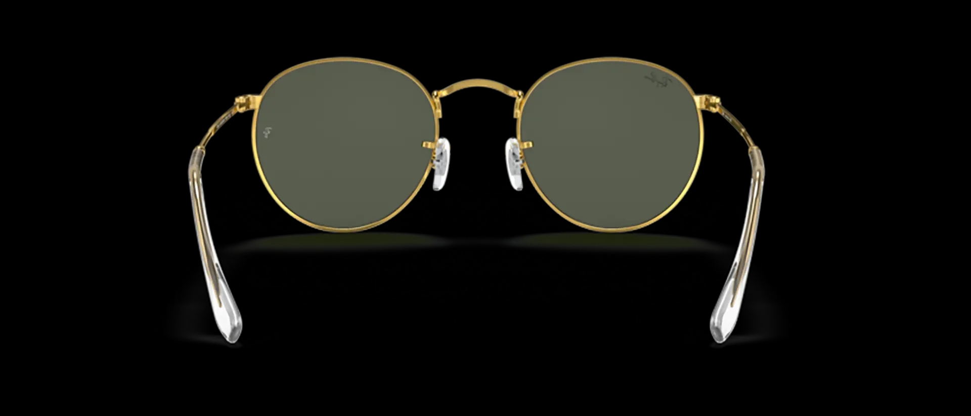 Dodatni prikaz 4: Ray-Ban Round metal RB3447 919631 muške sunčane naočale – okvir u zlatnoj boji i leće u zelenoj boji