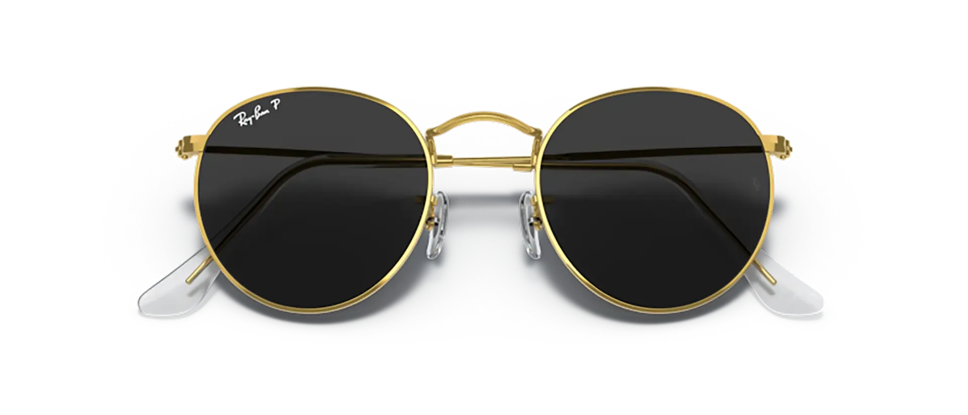 Dodatni prikaz 6: Ray-Ban Round metal RB3447 919648 muške sunčane naočale – okvir u zlatnoj boji i leće u crnoj boji