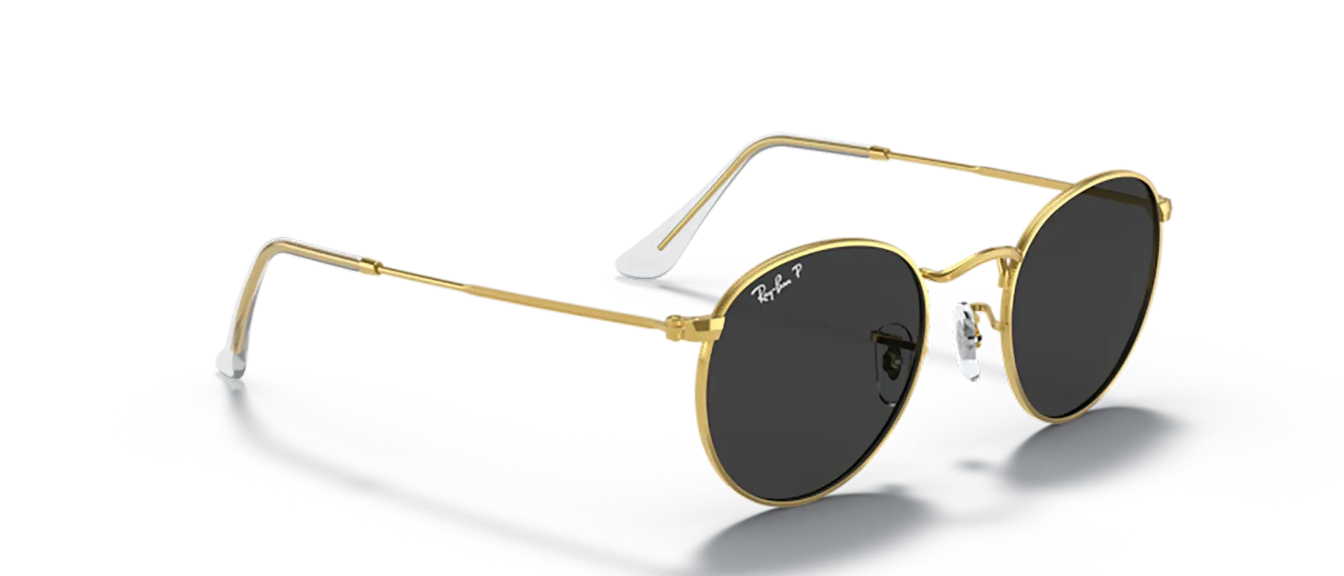 Dodatni prikaz 5: Ray-Ban Round metal RB3447 919648 muške sunčane naočale – okvir u zlatnoj boji i leće u crnoj boji