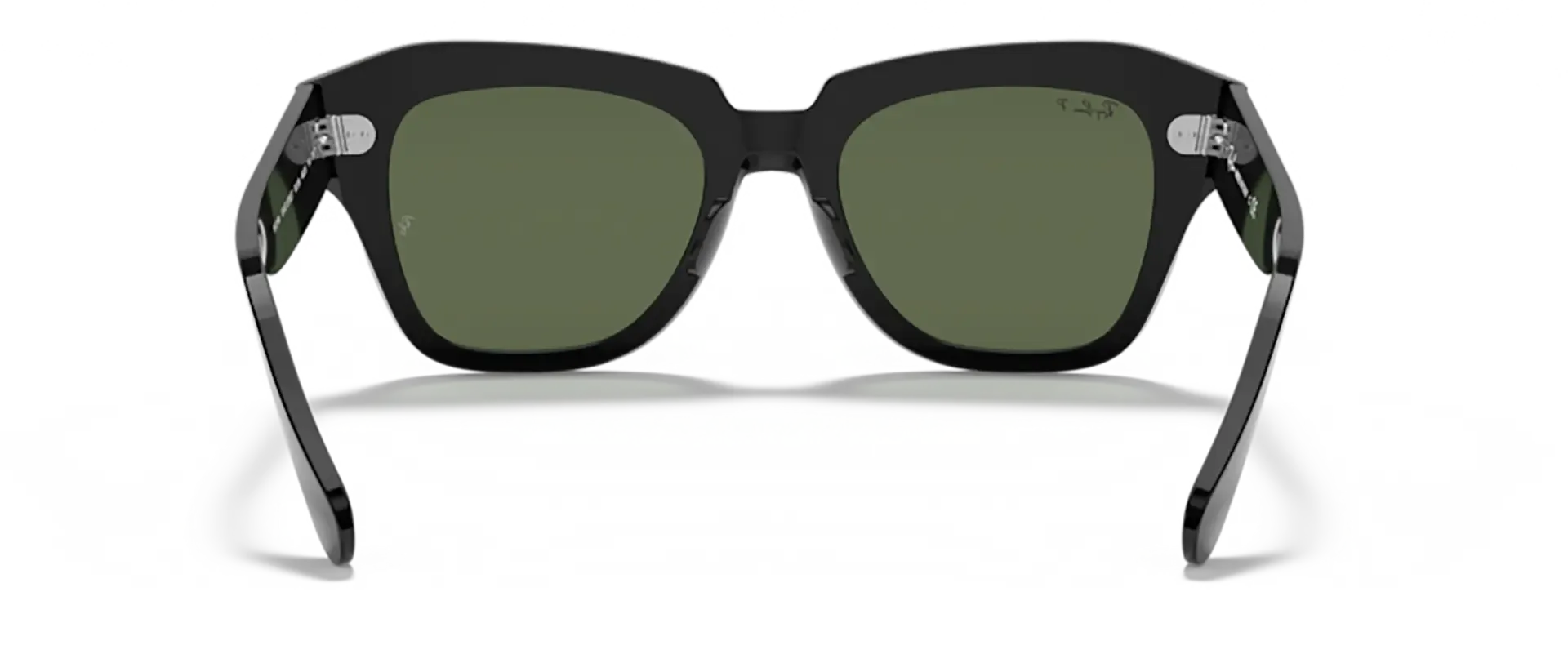 Dodatni prikaz 4: Ray-Ban State street RB2186 901/58 uniseks sunčane naočale – okvir u crnoj boji i leće u zelenoj boji