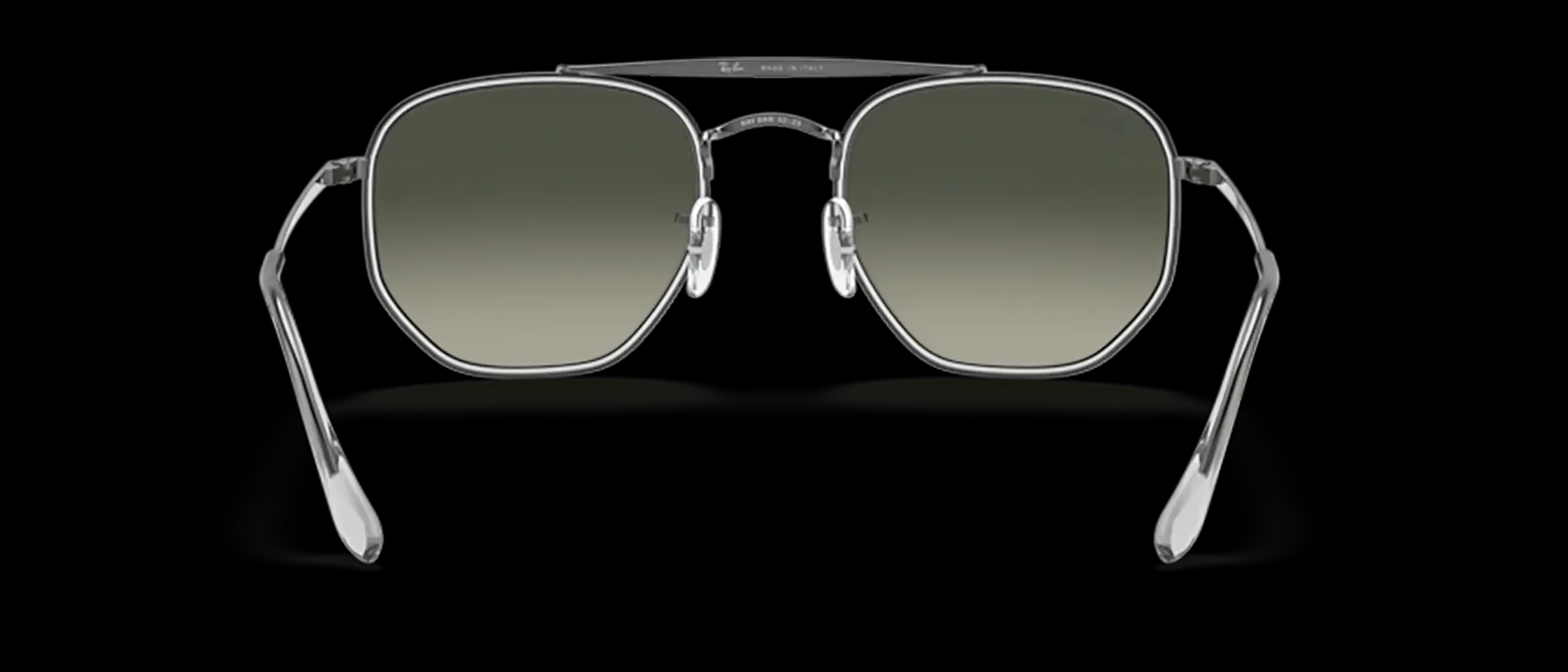 Dodatni prikaz 4: Ray-Ban The marshal ii RB3648M 004/71 uniseks sunčane naočale – okvir u crnoj i sivoj boji i leće u sivoj boji i s gradijentom