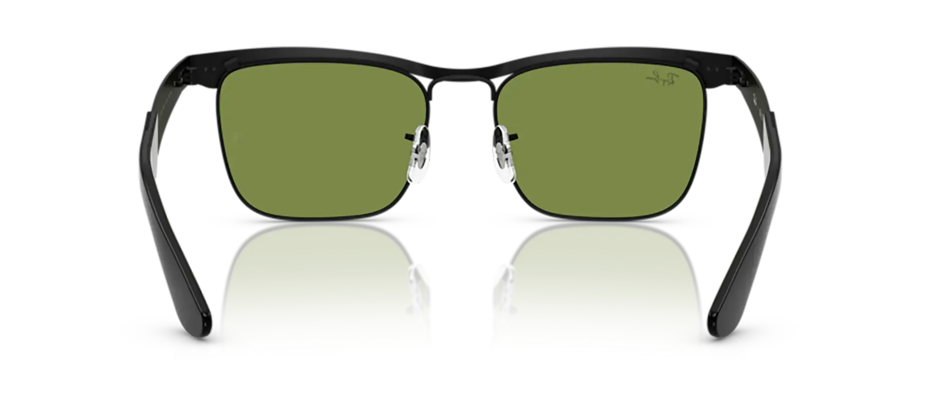 Dodatni prikaz 4: Ray-Ban Wayfarer deluxe RB3875 006/4E uniseks sunčane naočale – okvir u crnoj boji i leće u zelenoj boji