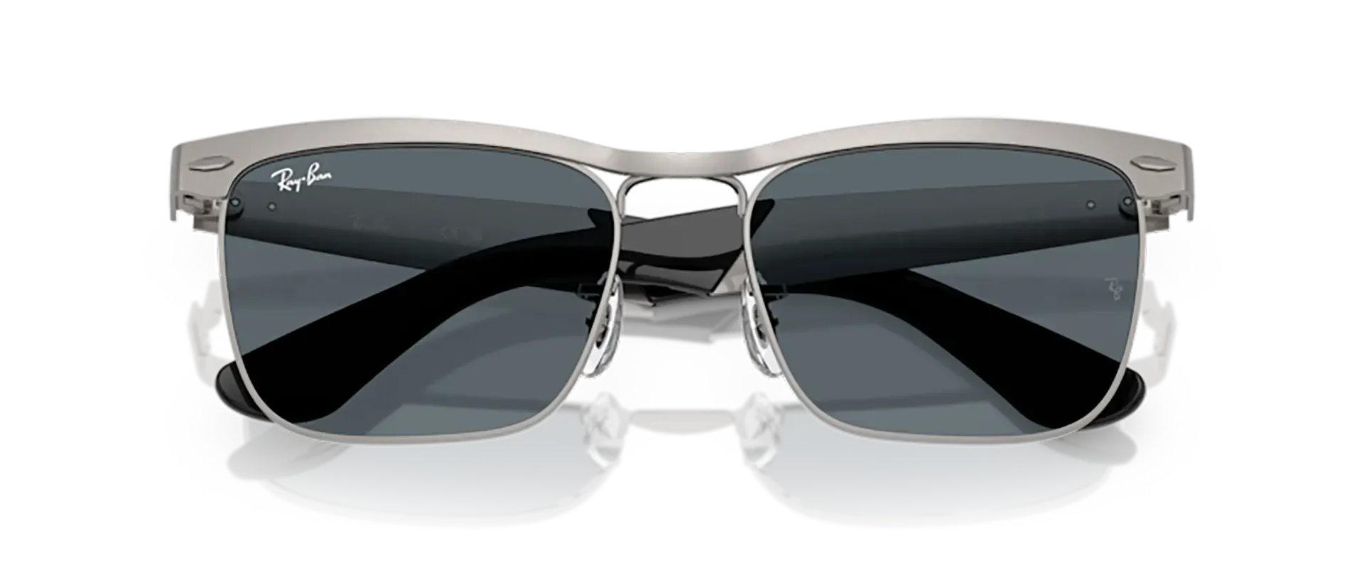 Dodatni prikaz 6: Ray-Ban Wayfarer deluxe RB3875 029/R5 uniseks sunčane naočale – okvir u zlatnoj i smeđoj boji i leće u plavoj boji