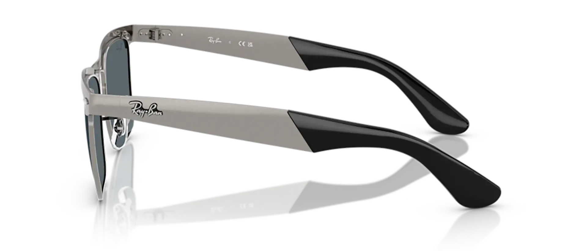Dodatni prikaz 3: Ray-Ban Wayfarer deluxe RB3875 029/R5 uniseks sunčane naočale – okvir u zlatnoj i smeđoj boji i leće u plavoj boji
