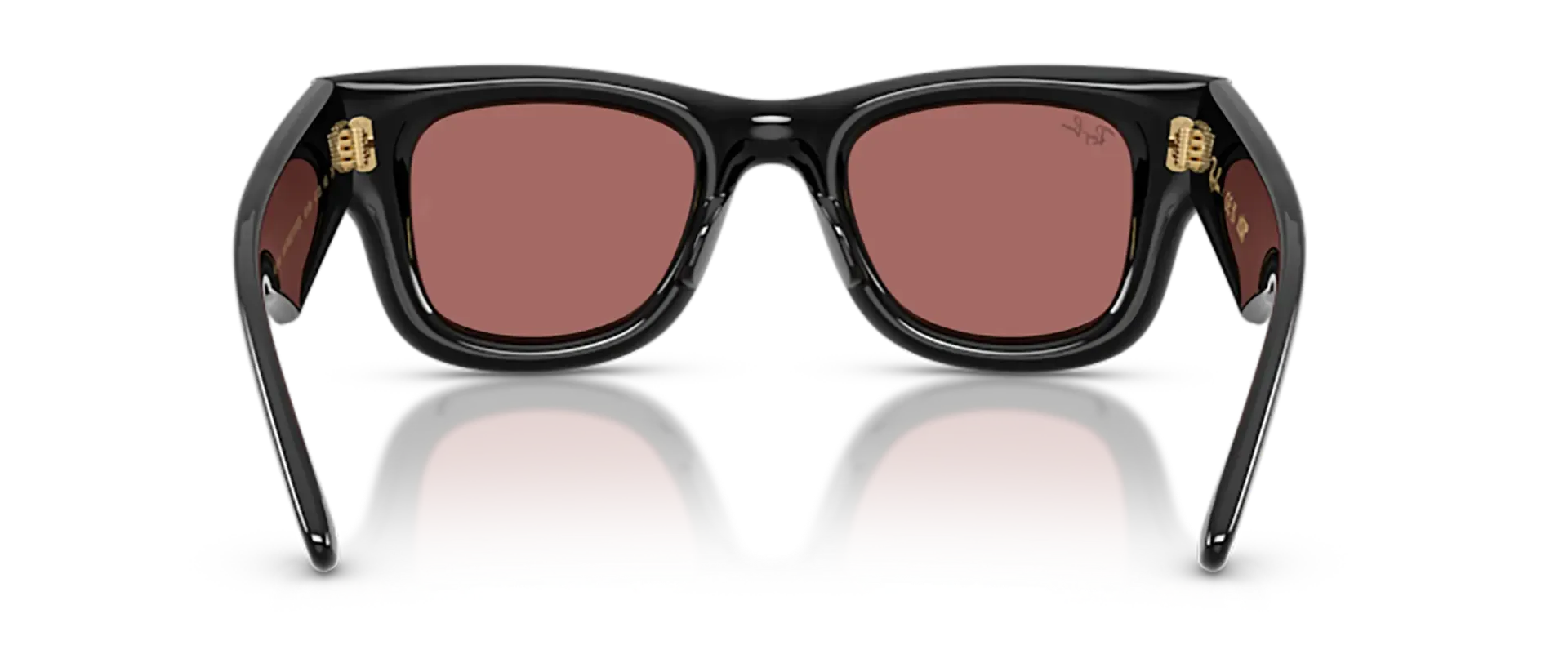 Dodatni prikaz 4: Ray-Ban Wayfarer puffer RB4940 601/69 uniseks sunčane naočale – okvir u crnoj boji i leće u ljubičastoj boji