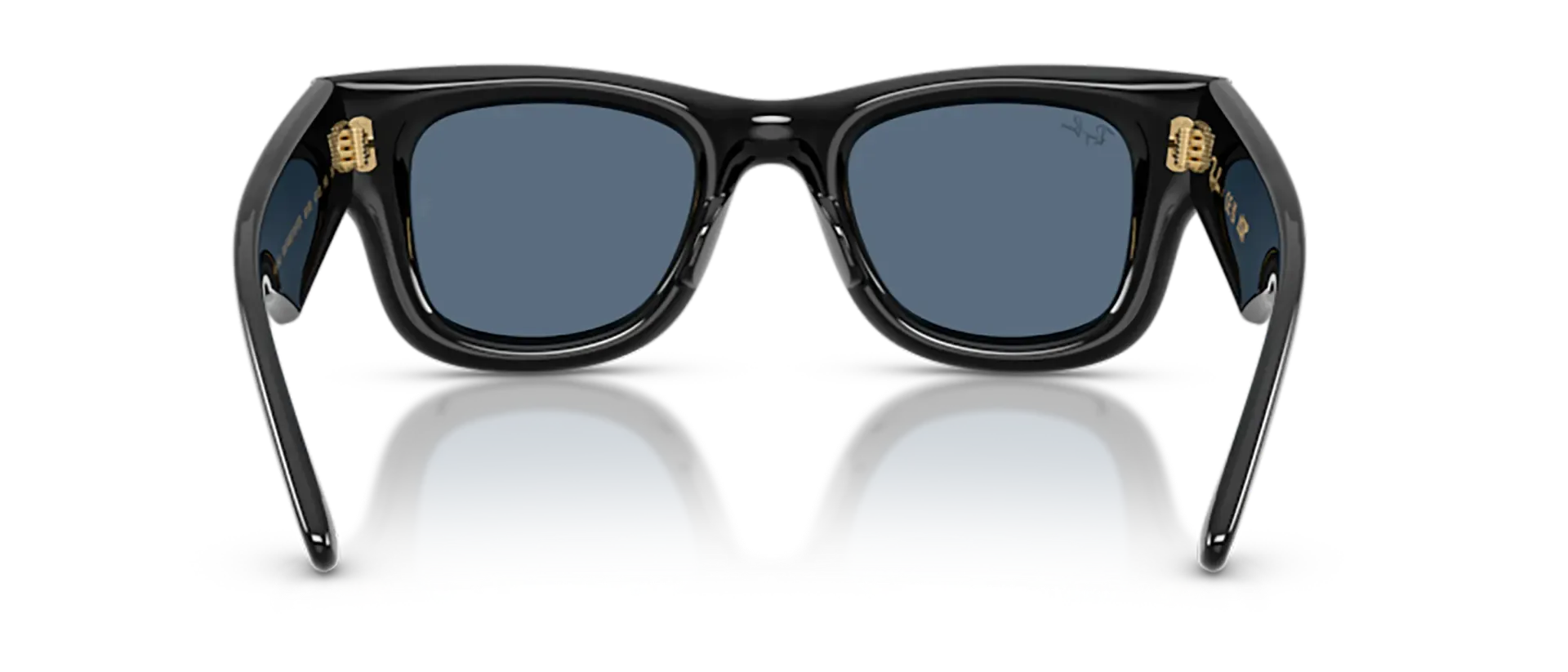 Dodatni prikaz 4: Ray-Ban Wayfarer puffer RB4940 601/80 uniseks sunčane naočale – okvir u crnoj boji i leće u plavoj boji