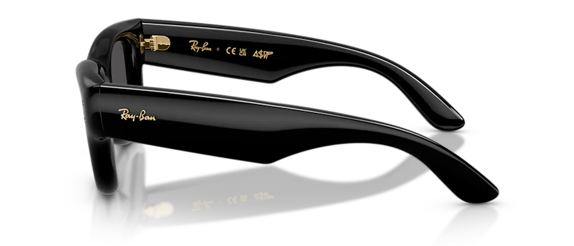 Dodatni prikaz 3: Ray-Ban Wayfarer puffer RB4940 601/87 uniseks sunčane naočale – okvir u crnoj boji i leće u crnoj boji