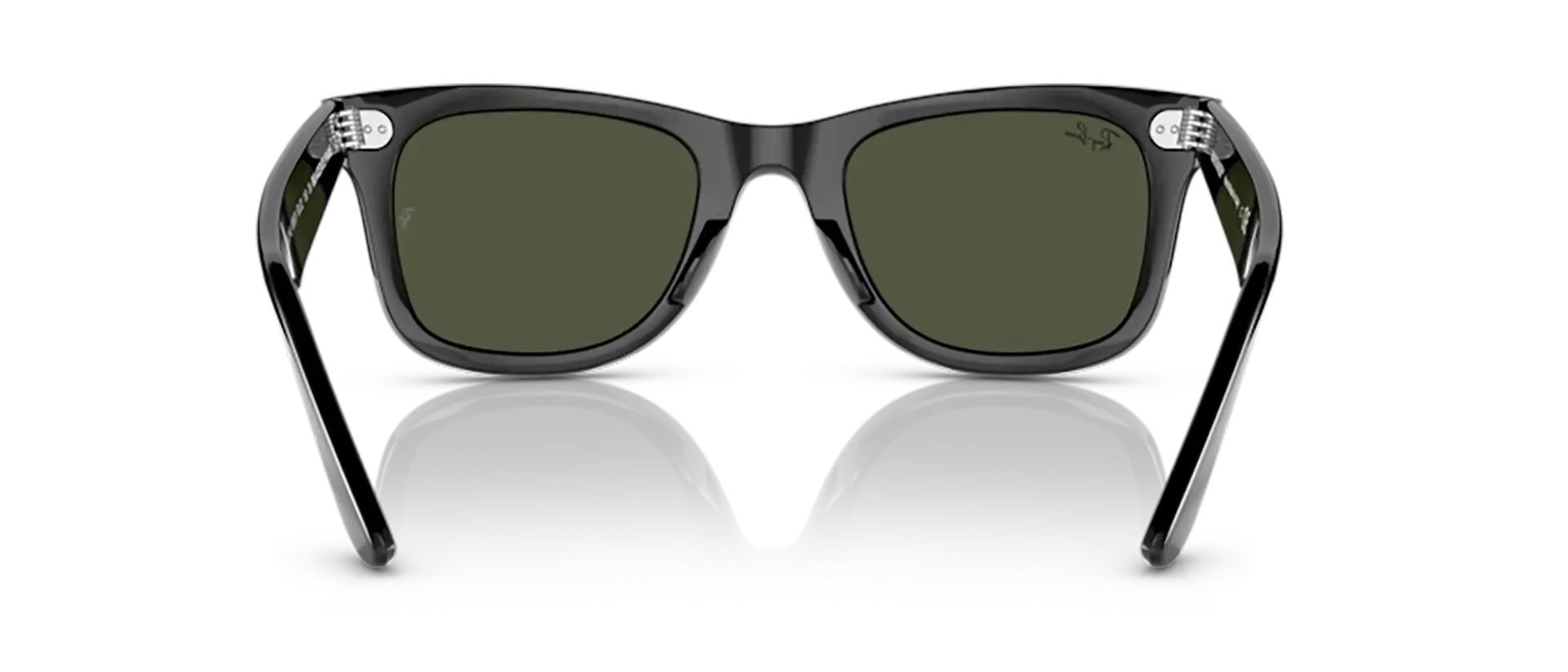 Dodatni prikaz 4: Ray-Ban Wayfarer RB2140 135831 uniseks sunčane naočale – okvir u crnoj boji i leće u zelenoj boji