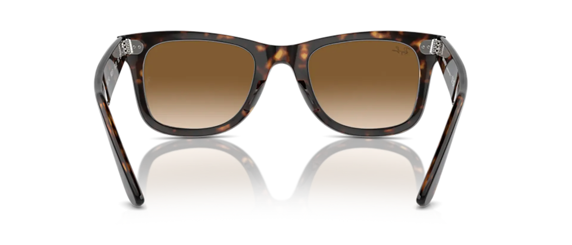 Dodatni prikaz 4: Ray-Ban Wayfarer RB2140 902/51 uniseks sunčane naočale – okvir u smeđoj i crnoj boji i leće u smeđoj boji