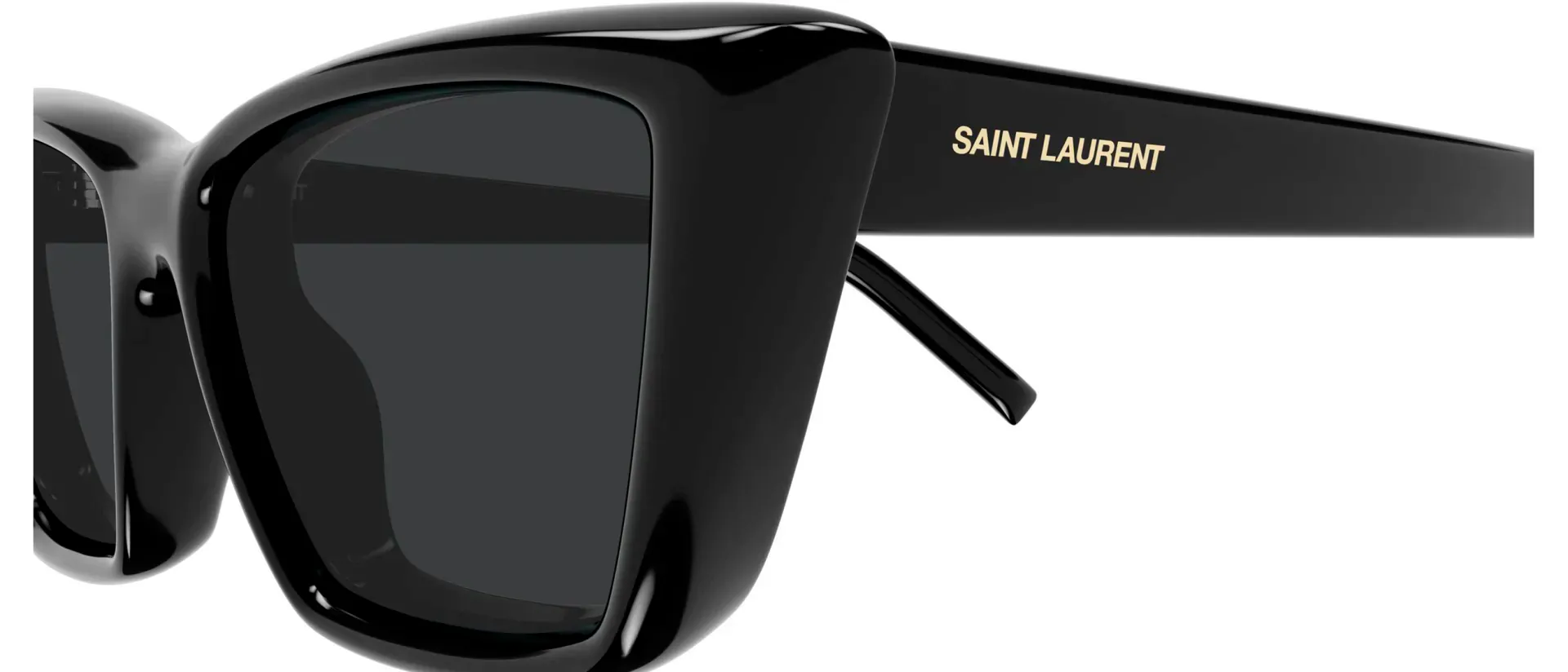 Dodatni prikaz 3: Saint Laurent SL 276 MICA PLUMP 001 ženske sunčane naočale – okvir u crnoj boji i leće u crnoj boji