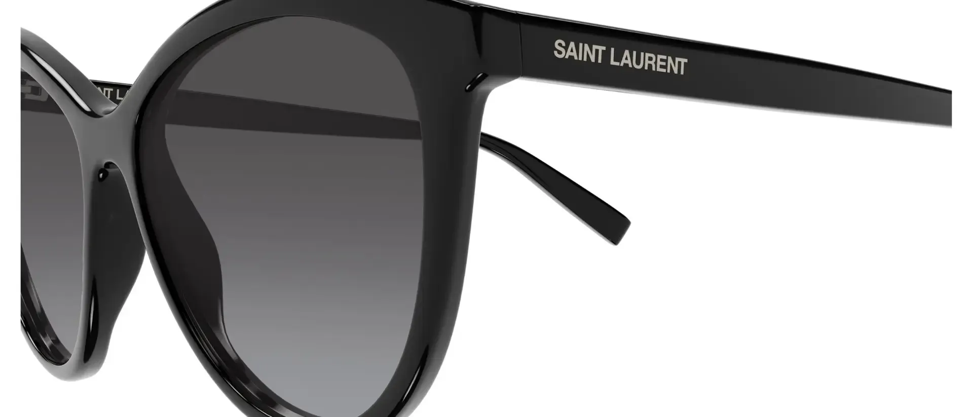 Dodatni prikaz 3: Saint Laurent SL 456 008 ženske sunčane naočale – okvir u crnoj boji i leće u sivoj boji i s gradijentom