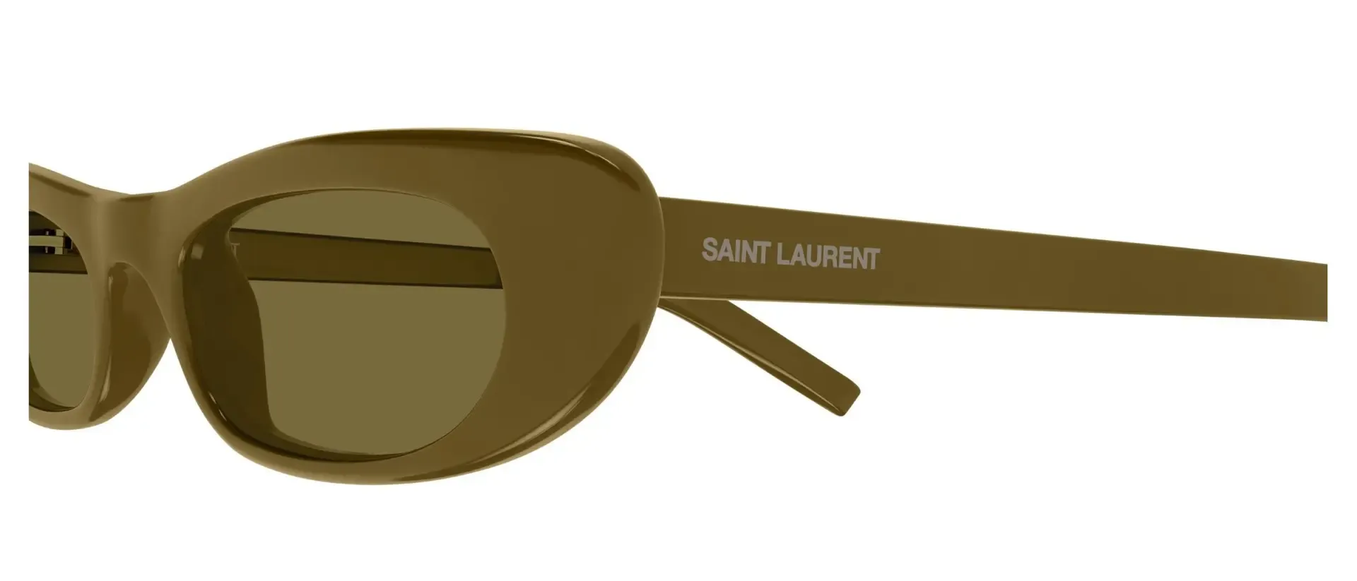 Dodatni prikaz 3: Saint Laurent SL 557 SHADE 006 ženske sunčane naočale – okvir u smeđoj boji i leće u smeđoj boji
