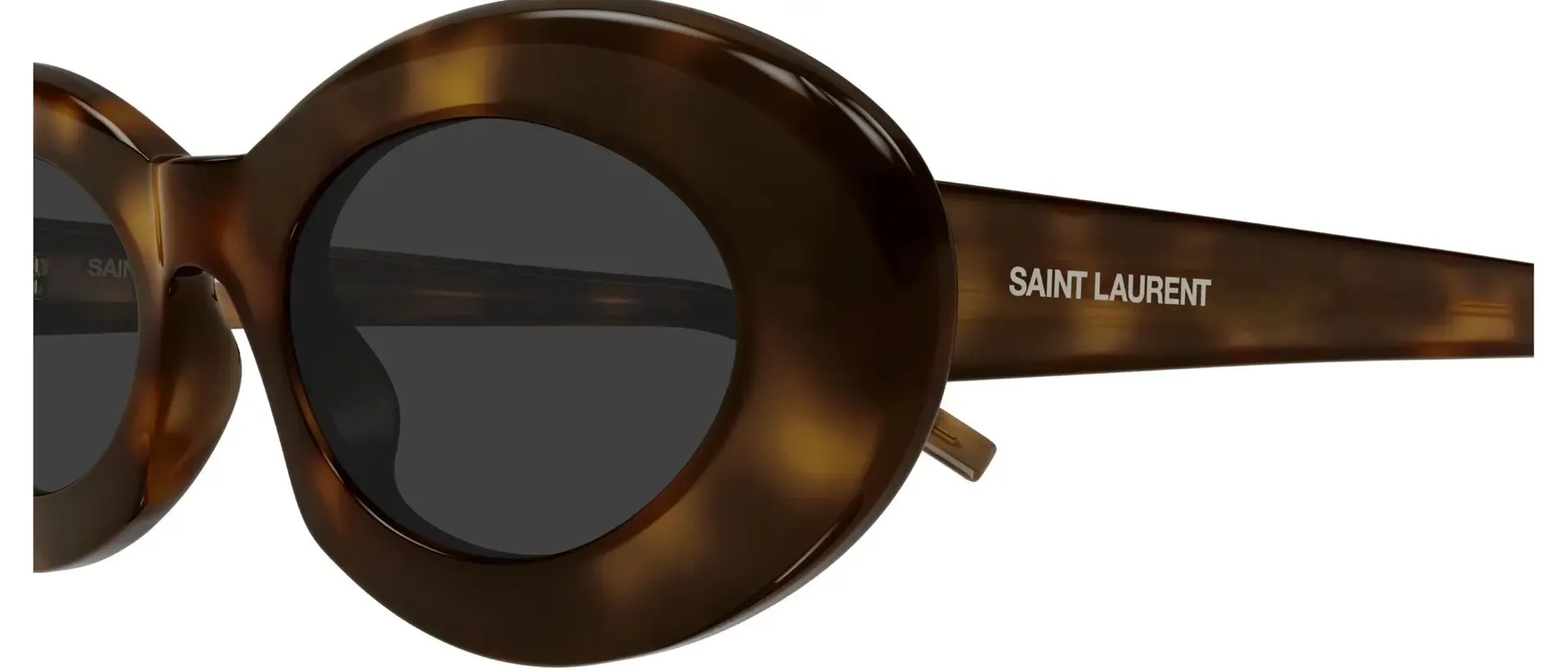 Dodatni prikaz 3: Saint Laurent SL 594 009 ženske sunčane naočale – okvir Havana uzorka u smeđoj boji i leće u sivoj boji