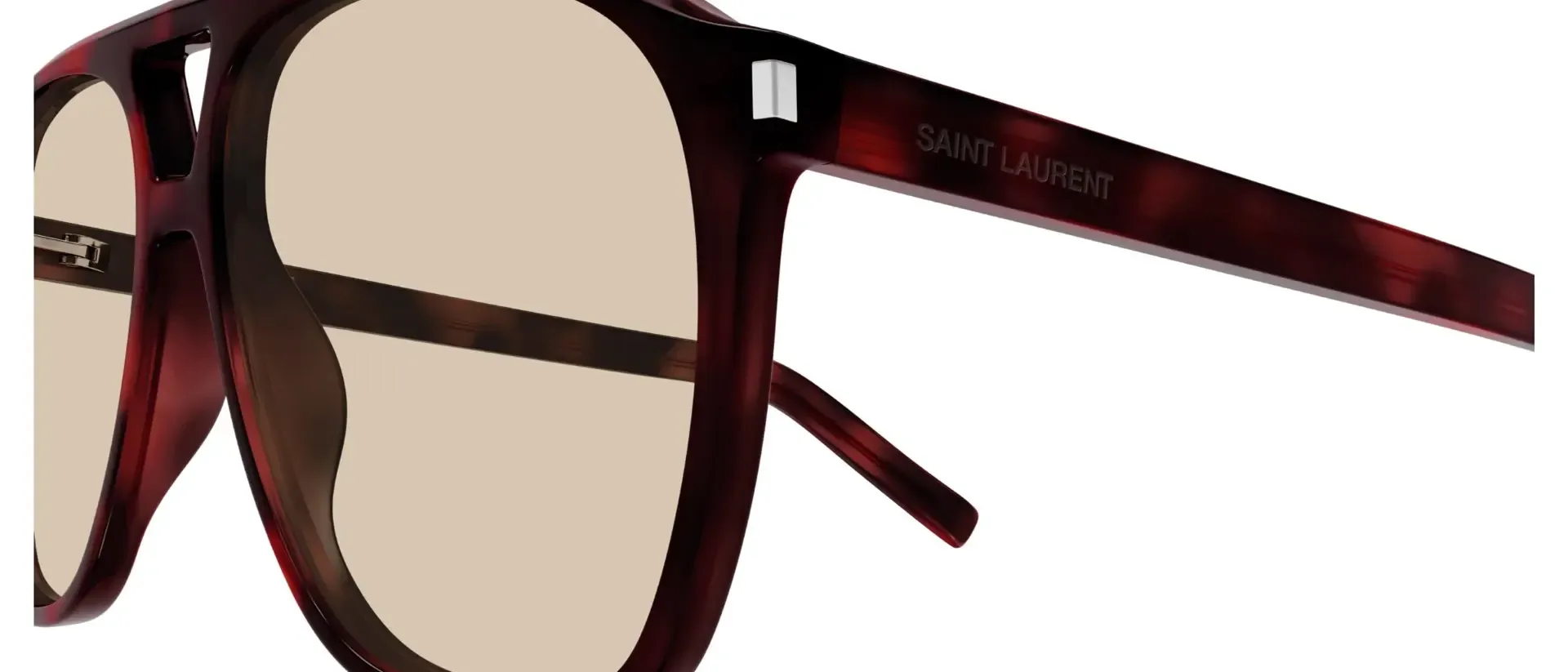 Dodatni prikaz 3: Saint Laurent SL 596 DUNE 003 ženske sunčane naočale – okvir Havana uzorka u smeđoj boji i leće u smeđoj boji