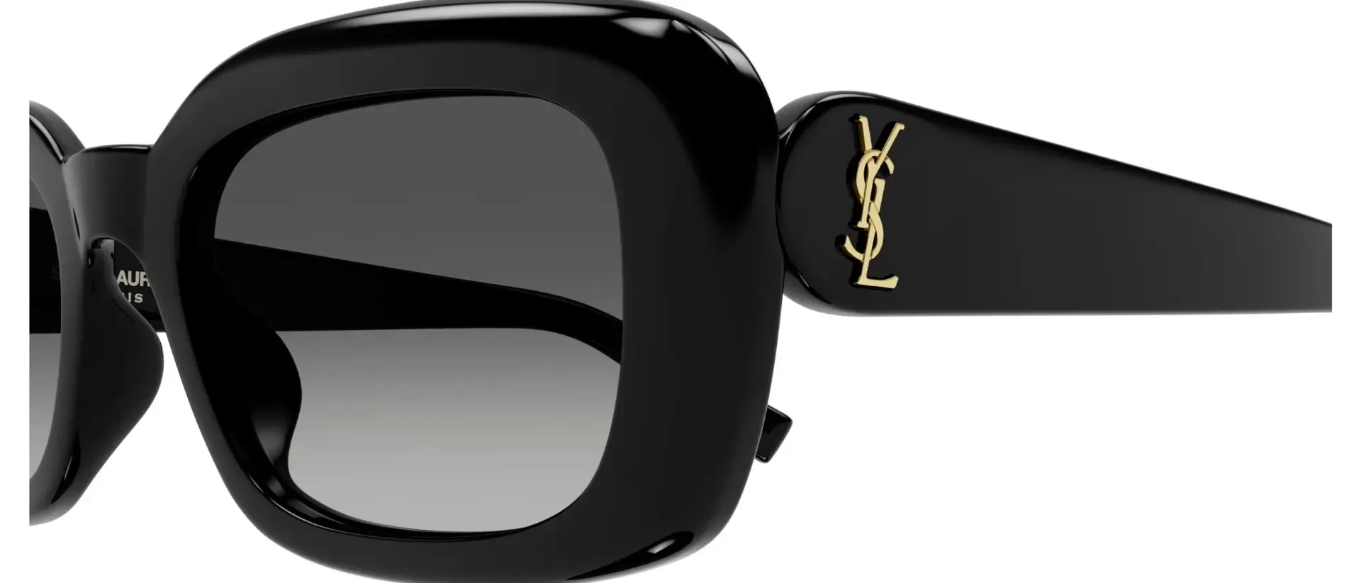 Dodatni prikaz 3: Saint Laurent SL M130 002 ženske sunčane naočale – okvir u crnoj boji i leće u sivoj boji